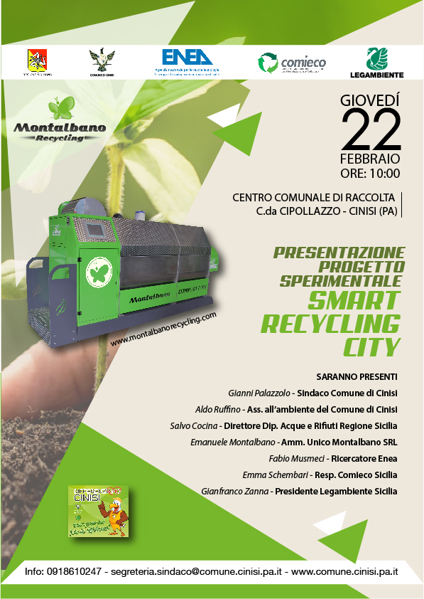Inaugurazione Progetto Sperimentale "Smart Recycling City"