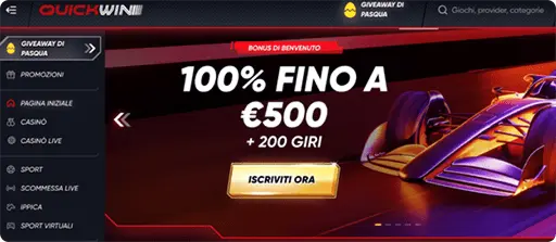 Quickwin è un casinò online senza licenza AAMS